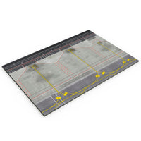 1:400 Scale Airplane Model Display Base Wooden Airport Runway Display Board Printed Model Airport Board Realistic for Collectors, Aviation Dioramas
