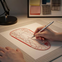 2 Pieces Plastic Fashion Design Template with Figure Outlines Flat Human Body Drawing Template Easy to Use Fashion-Figure Ruler Clear Scale for Students