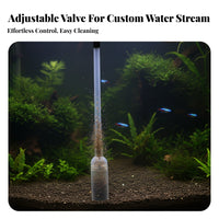 Aquarium Siphon Pump Strong Suction Manual Fish Waste Remover Fast Drainage Fish Tank Gravel Vacuum