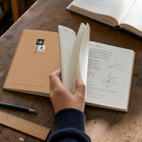 Kraft Paper Subject Notebooks for Students, 5-Pack