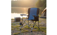 Folding Moon Chair Breathable High Back Camping Chair for Barbecue, Picnic