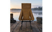 Aluminum Frame Folding Moon Chair Lightweight High Back Camping Chair Foldable Outdoor Furniture