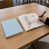 Portable A7 Sketchbook 100 Sheets Mini Blank Notebook for Students