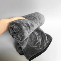 Microfibre Cloth and Microfiber Cloths, Double Sided Towel with Braided Pile Car Drying Towel, Super Absorbent for Car Washing and Cleaning