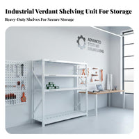 Emergency Equipment Rack Easy Assembly Heavy Duty Metal Shelving Unit Modular Design Adjustable Steel Shelving for Facility Managers, Basement, Pantry