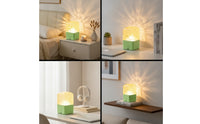 Color-Changing Ambient Lamp with Bluetooth Speaker Distance-Operated-Controlled Water Ripple Display Lamp Rgb Light Ocean Wave for Students