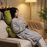 2-in-1 Pillow Blanket Multifunctional 2-in-1 Blanket Pillow Multipurpose Home Textiles for Office Workers, Commuters, Rest Ping, Living Room, Airplane