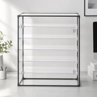 Keyboard Storage Cabinet Desktop Keyboard Display Desktop areaSaving Acrylic Display Case with Lock