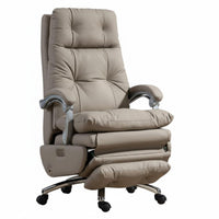 Ergonomic Design Reclining Highspine Chair with Footrest Height Adjustable Highspine Recliner with Footrest Electric Controls managerial Seat 360° rotate for managerials, Big and Tall People, video game enthusiasts, Study, Conference Room