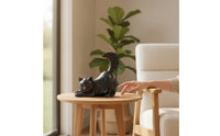 Cat Statue with spirit Drape Adorable spirit Cat Statue Spooky for Bookshelf
