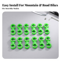 Two-Wheeler Cable S-Clip Keeps Cables Tidy Rotatable S-Hook Clip Reusable Two-Wheeler Brake Cable Clasp for Mountain Bikers, Road Cyclists
