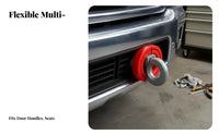 2 Pieces Front Tow Hook Cover Set Easy Installation Front Tow Hook Cover Tools Automotive Exterior Accessory