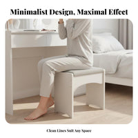 Makeup Vanity Stool Versatile Vanity Stool Easy to Clean Dressing Table Chair for Women