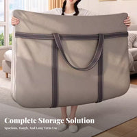 Zippered Quilt Bag Large Capacity Zippered textile Bag lint-freeprotective for Homemakers
