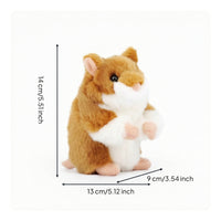 Hamster Stuffed Toy Cuddly Stuffed Hamster Furry for Children