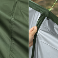 Tarp, Bonfire, Camping Gear, 210D Oxford Fabric, Silver Coating, 5000mm Waterproof, Lightweight, Sun Shade