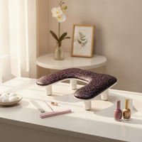 Manicure Hand Rest Elevated Manicure Cushion with Legs Nail Armrest Ergonomic Furniture Easy to Clean for Manicurists