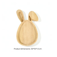 Wooden Serving Tray Shallow Wood Tray with Raised Rim Wooden Cheese Board Unfinished Natural for Party Hosts