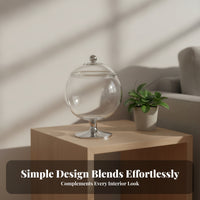Pedestal Base Acrylic Storage Jar Transparent Clear Storage Jar Easy to Clean Unbreakable
