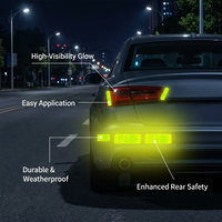 High Visibility Reflector Tape for Car, Easy Application Reflective Tape, Reflective Decals for Commercial Vehicles, Tape Car, Helmet Mailbox