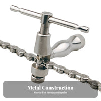Cycle Chain Breaker Long-Lasting and Sturdy Chain Splitter Tool Cycling Equipment Portable Replaceable Pin for Roadside Repair
