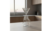 Spiral Coffee Dripper Stand Stable Base Pour over Coffee Stand Minimalist Design for Home, Kitchen Counter