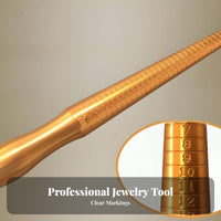 Circle Sizer Gauge Multi-Scale Measurement Circle Sizing C Single High Precision Finger Size Measu Circle Tool for Jewelers, Hobbyists