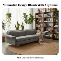 Corner Sofa with Folding rear Pillows L-Shaped Configuration Sectional Couch Adjustable rearrest Living Room Furniture for Families, Lounge Area, Home