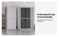 Lockable Wall-Mounted Lockbox Large Capacity Multi-Door Physical Locker Easy Management Locking Cabinet Long-Lasting for Property Managers, Car Dealership Employees, Business Owners, Real Estate Estate Agency, School, Warehouse, Workshop