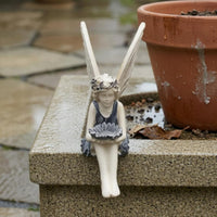 Angel Girl Figurine Flower Bowl Garden Angel Statue Yard Decoration Ornamental Home Decor Hand-Cast for Courtyard