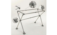 Stainless Steel Clothes Drying Rack Freestanding Foldable Clothes Drying Rack Folding Adjustable for Apartment