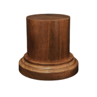 Black Walnut Display Base Clean Modern Look Round Wood Display Base