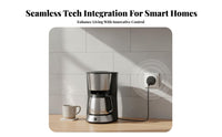 EU Intelligent Outlet Efficient Power Plug Device Sharing Voice-Alternating Current Tivated Outlet for Tech Enthusiasts, Homeowners, Living Room