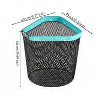 Foldable Net Assembly Folding Landing Net Assembly Aluminum-Alloy for Anglers