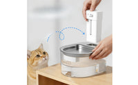 Cordless Wireless Cat Water Fountain Rechargeable Cat Water Fountain Motion Activated Large Capacity for Cats, Pet Owners