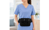 Nurse Fanny Pack with Chestpiece Holder Multi-Compartment Medical Waist Bag with Chestpiece Holder Hands Nurse Fanny Pack for Hospital Duties
