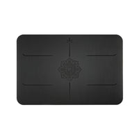 Two-layerLayer Handstand Mat Printed Fitness Mat with Alignment Lines Compact Rectangular for Yogis
