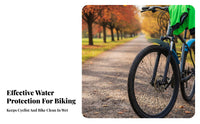 Retractable Bike Mudguard Universal Fit Mountain Bike Mudguards Cycle Mudguard Set Weather-Resistant Protection