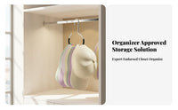 Loop Hat Hanger Sturdy Metal Construction Hanging Hat Organizer for Wardrobe