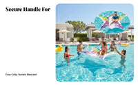 Photo Prop Butterfly Flap Pool Inflatable Lounger Built-in Handles Inflatable Flap Lounger Oversized Design Large Inflatable Water Bed Comfortable Lounging for Adults, Women, Beach, Lake