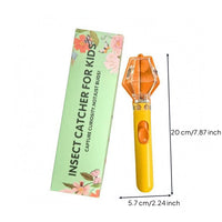 Cylindrical Handle Claw Catcher Transparent Kids Bug Catcher Button-Operated Observation Tool Child-Friendly