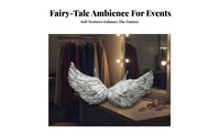 Angel Feather Avian Appendages Adjustable Elastic Straps Snowy Celestial Avian Appendages Lightweight for Cosplayers, Adults, Stage Performance
