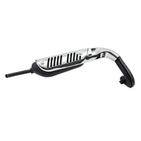 Chrome Motorcycle Exhaust Muffler Safeguarding Muffler with Heat Guard Temperature Resistant Motorcycle Exhaust Heat Guard Replacement for Riders