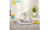 Early Development Toy Infant Play Gym with Toys Sensory Stimulation Baby Activity Play Mat Round Tummy Time Mat for Playroom