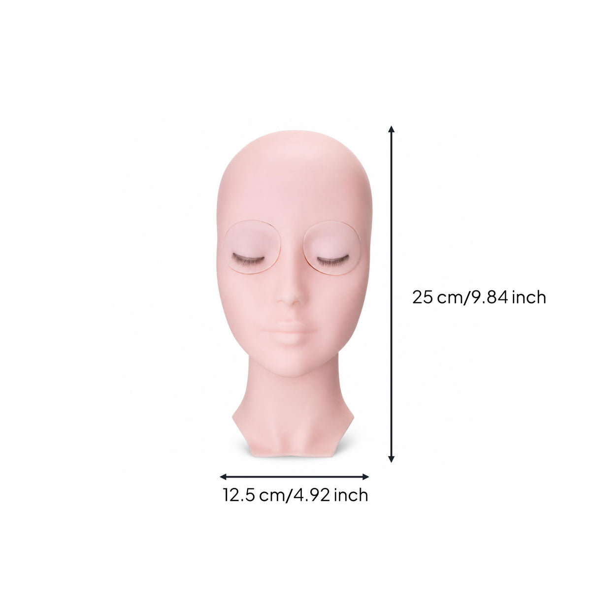 Eyelash Practice Head Smooth Surface Lash Extension Practice Head