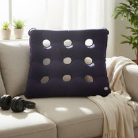 Inflatable Cushion Ergonomic Design Pressure Relief Cushion Adjustable Firmness Seating Accessory for Elderly, Office Workers, Car, Travel
