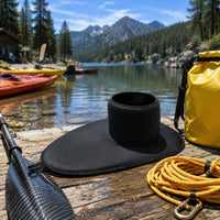 Sea Kayak Spray Skirt Tear-Resistant Kayak Spray Skirt Elastic Strap Water Sports Gear for Kayaking