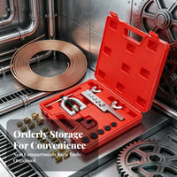 Tube Expansion Tool Kit Flaring Tool Set Recessed Compartments Top Handle