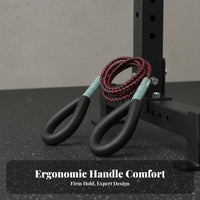 Resistance Training Rope High Strength Training Pull Rope Portable & Lightweight Elastic Bungee Cord with Handles for Athletes, Home Gym