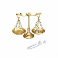 Realistic Intricate Retro Balance Balances with Weights Mini Balance Scale